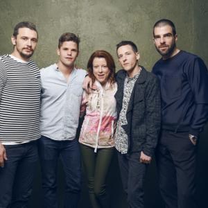 James Franco, Justin Kelly, Zachary Quinto, Lauren Selig and Charlie Carver