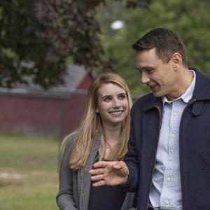 Still of James Franco and Emma Roberts in I Am Michael (2015)