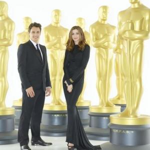 Anne Hathaway and James Franco at event of The 83rd Annual Academy Awards 2011
