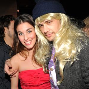 James Franco and Rainey Qualley