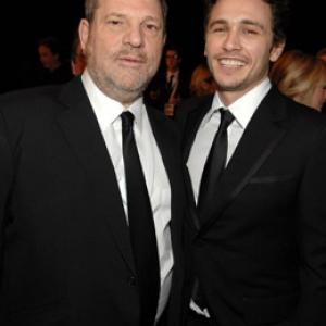 Harvey Weinstein and James Franco