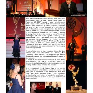 Nina Franoszek juror 35th International Emmy Awards