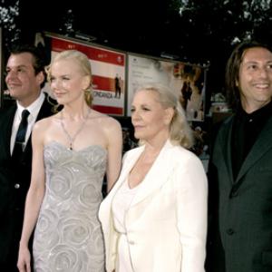 Lauren Bacall, Nicole Kidman, Jonathan Fraser and Danny Huston at event of Birth (2004)