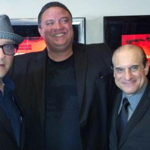 with Raymond Franza and Anthony Desio at the red carpet premiere of THE FAMILY at Lincoln Center Regal theater NYC