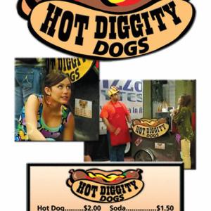 Hot Diggity Dog Logo and Signs - Hannah Montana