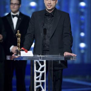 Jochen Alexander Freydank accepts the Oscar® for Short Film (Live Action) for 