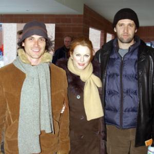 Julianne Moore, Billy Crudup and Bart Freundlich at event of World Traveler (2001)