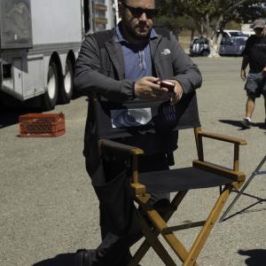 Executive Producer Derek Frey on the set of Tim Burton's BIG EYES - San Francisco, California