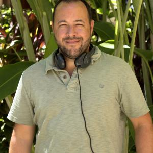 Executive Producer Derek Frey on the set of BIG EYES Honolulu Hawaii  September 2013