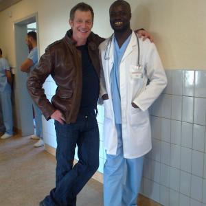 Enoch Frost as Dr Jefferson with Jason Flemyng as Mark in The Missing