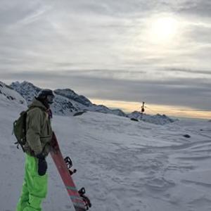 Enoch Frost in the Italian Alps. Winter 2015