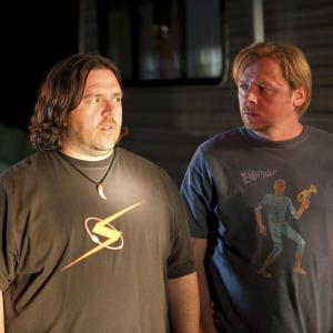 Still of Nick Frost and Simon Pegg in Polas 2011