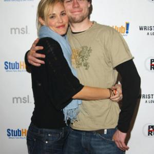 Leslie Bibb and Patrick Fugit at event of Wristcutters A Love Story 2006