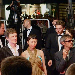 with Dir Michel Gondry and Dir Leos Carax at Cannes