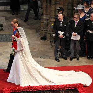 Elton John, David Furnish, Prince William Windsor and Catherine Duchess of Cambridge