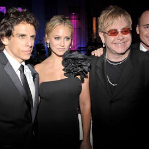 Ben Stiller Elton John David Furnish and Christine Taylor