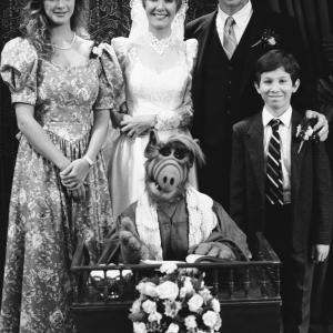 Still of Andrea Elson, Paul Fusco, Benji Gregory, Anne Schedeen and Max Wright in ALF (1986)