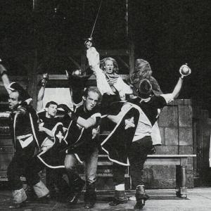 GF performing in DArtagnan and the 3 Musketeers on stage of the Schiller Theater Berlin State Stages Jerome Savary was directing the show