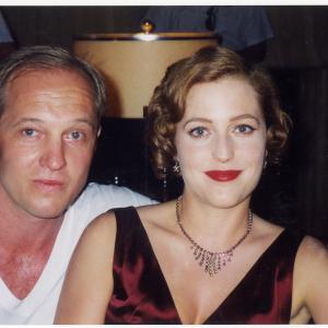 with Gillian Anderson on 