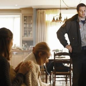 Still of Amy Acker, Sarah Gadon and Geoff Stults in Happy Town (2010)
