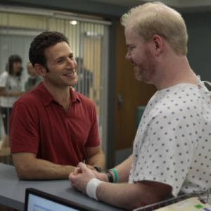 Still of Mark Feuerstein and Jim Gaffigan in Royal Pains (2009)