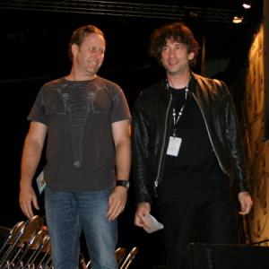 Beowulf cowriters Roger Avary and Neil Gaiman