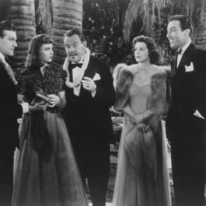 Still of Cesar Romero, Claire Dodd, Douglas Fowley, June Gale, Pauline Moore and Sidney Toler in Charlie Chan at Treasure Island (1939)