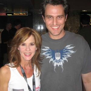 Linda Blair and Richard Gale at the International Horror and Sci-Fi Film Festival, Phoenix.