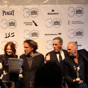 Michael Keaton, Zach Galifianakis, Alejandro González Iñárritu, Emma Stone