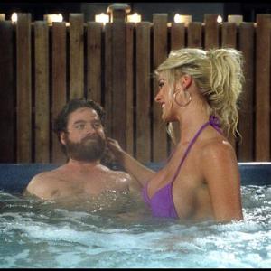 Still of Victoria Silvstedt and Zach Galifianakis in Out Cold 2001