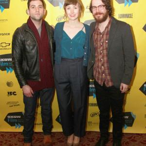 John Gallagher, Zachary Wigon and Kate Lyn Sheil at event of The Heart Machine (2014)