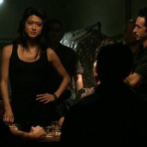 Still of Billy Ray Gallion and Grace Park in Hawaii Five0