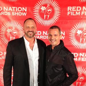 Director David Llauger Meiselman and ActorProducer Billy Gallo At Strike One Red Carpet premiere