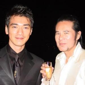 KwokLeung Gan with Takeshi Kaneshiro Cannes Film Festival 2004
