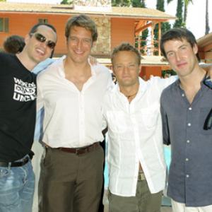 Chad Allen, Robert Gant, Peter Paige and Christopher Racster at event of Say Uncle (2005)