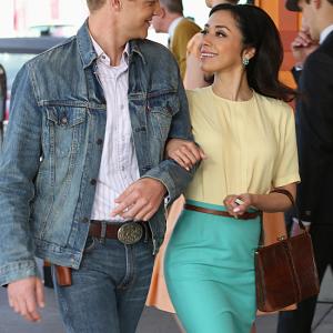 Still of Aimee Garcia and Taylor Handley in Vegas 2012