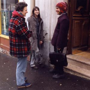 Charlotte Gainsbourg Gael Garca Bernal and Michel Gondry in La science des recircves 2006