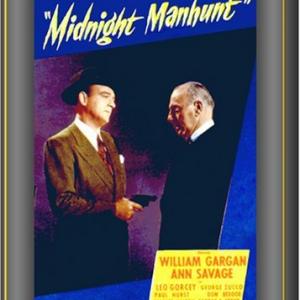 William Gargan and George Zucco in Midnight Manhunt 1945