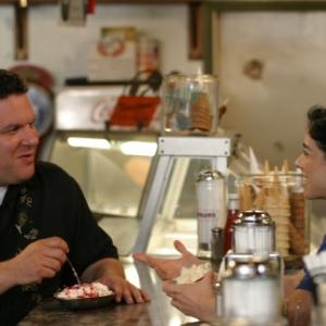 Still of Jeff Garlin and Sarah Silverman in I Want Someone to Eat Cheese With (2006)