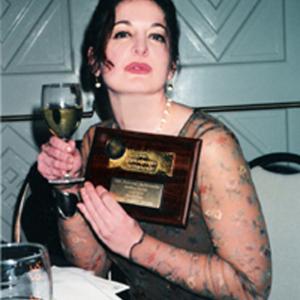 Kathleen Garrett winning the Los Angeles Drama Critics Circle Award for Best Actress