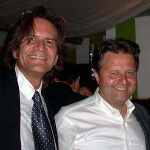 Tom Garrett and Jerome Paillard  Executive Directeur Marche du Film Cannes 2008