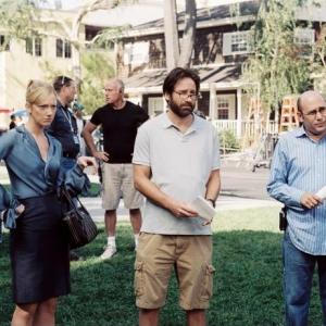 Still of David Duchovny, Willie Garson and Judy Greer in The TV Set (2006)