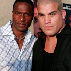 Willie Gault and Tito Ortiz at event of The Crow Wicked Prayer 2005