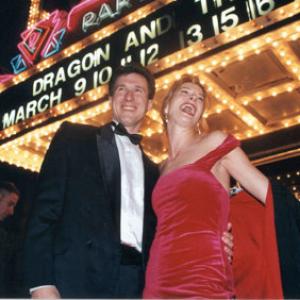 Paul and Barbara Gehring arrive at the premiere of Dragon and the Hawk