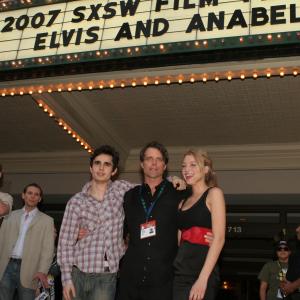 Max Minghella, Will Geiger, Blake Lively at South by Southwest Film Festival premiere of Elvis and Anabelle