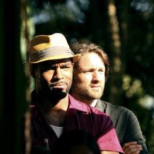 Still of Jason George and Martin Henderson in Off the Map (2011)