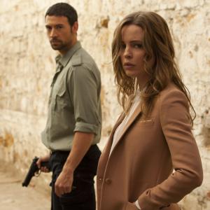 Still of Melissa George and Adam Rayner in Hunted 2012