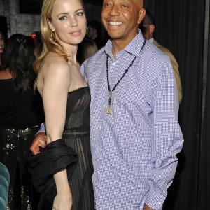 Russell Simmons and Melissa George at event of Restless (2011)
