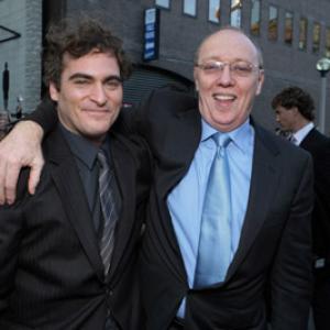 Joaquin Phoenix and Terry George at event of Reservation Road 2007