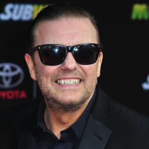 Ricky Gervais at event of Muppets Most Wanted 2014